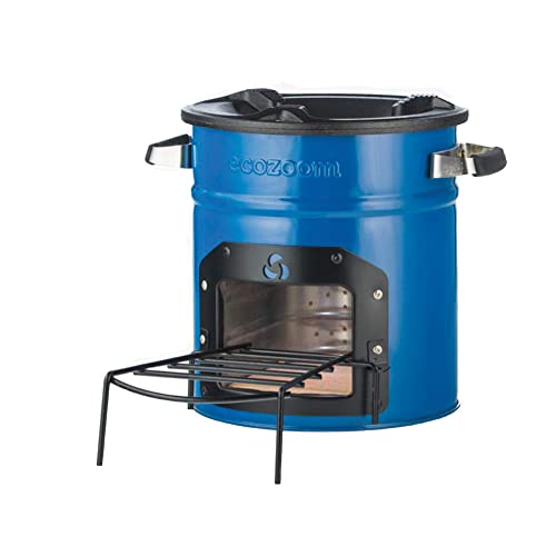 Rocket Stove Heavy Duty Portable Camp Stove for Outdoor Cooking, Versa Dual-Fuel (Wood & Charcoal)