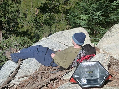 Portable Solar Oven Deluxe (Camo) with Complete Cookware, Dehydrating Racks, and Thermometer - Great for Camping, Outdoor Activities