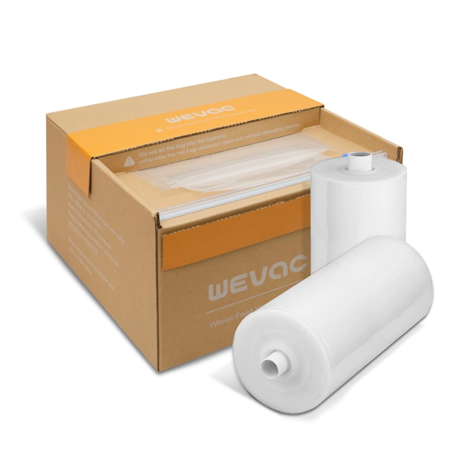 Wevac 11” x 150’ Food Vacuum Seal Roll Keeper with Cutter, Ideal Vacuum Sealer Bags for Food Saver, BPA Free, Commercial Grade, Great for Storage, Meal prep and Sous Vide