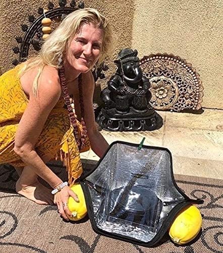 Portable Solar Oven Deluxe (Camo) with Complete Cookware, Dehydrating Racks, and Thermometer - Great for Camping, Outdoor Activities