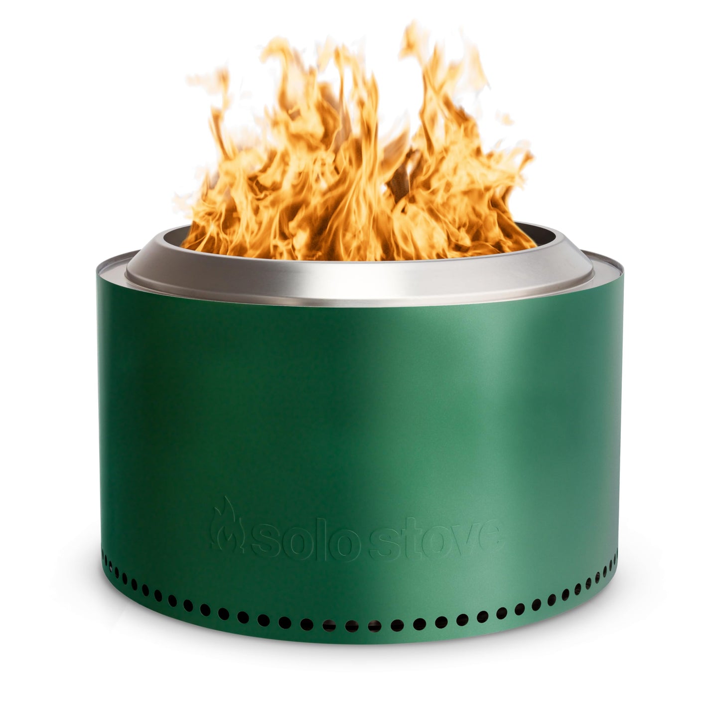 Solo Stove Yukon 2.0, 27 Inch Smokeless Fire Pit with Removable Ash Pan - Wood Burning Portable Stainless Steel Outdoor Fireplace, Stainless Steel, Ideal for 6 or More People, 38 lbs