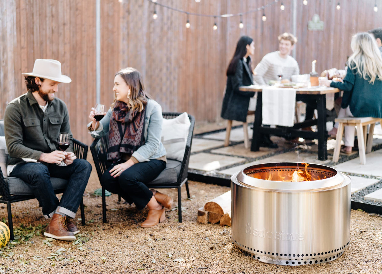 Solo Stove Yukon 2.0, 27 Inch Smokeless Fire Pit with Removable Ash Pan - Wood Burning Portable Stainless Steel Outdoor Fireplace, Stainless Steel, Ideal for 6 or More People, 38 lbs