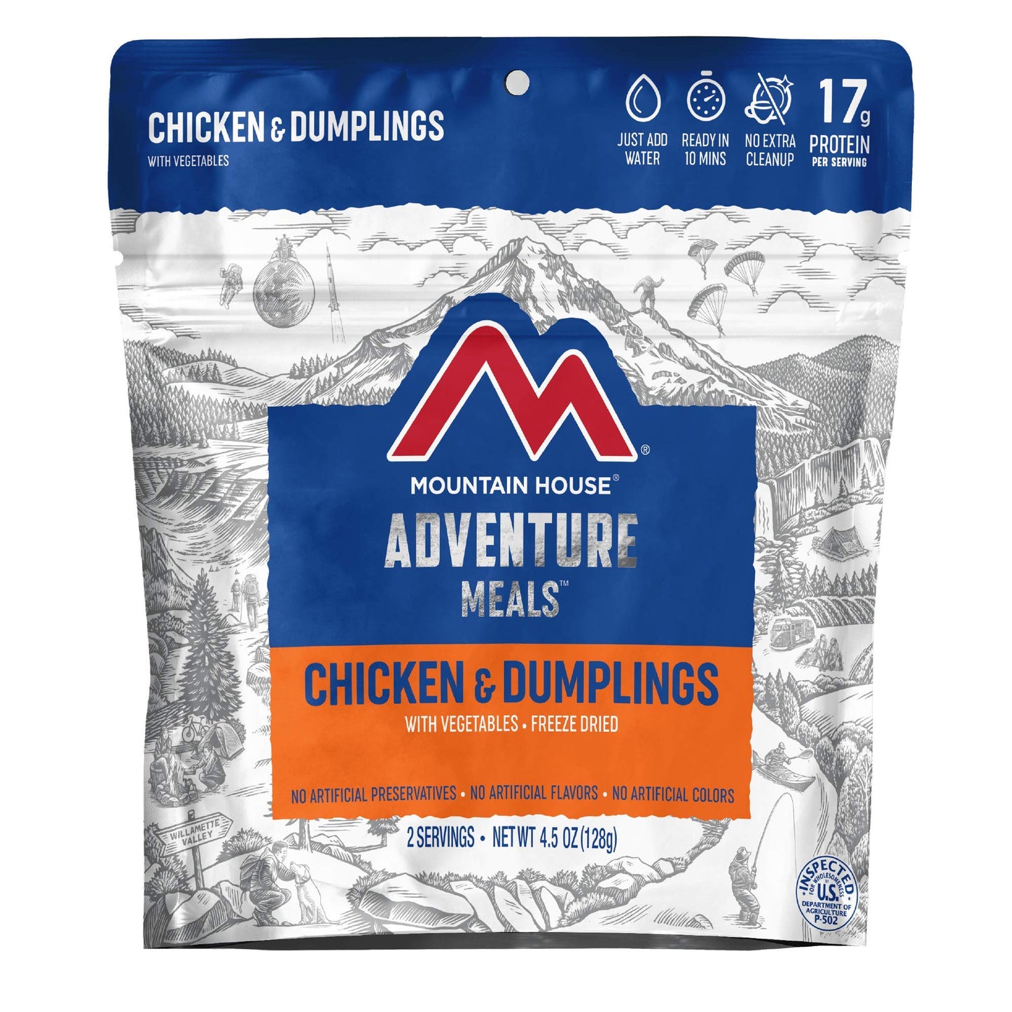 Mountain House Chili Mac with Beef | Freeze Dried Backpacking & Camping Food | 2-Servings