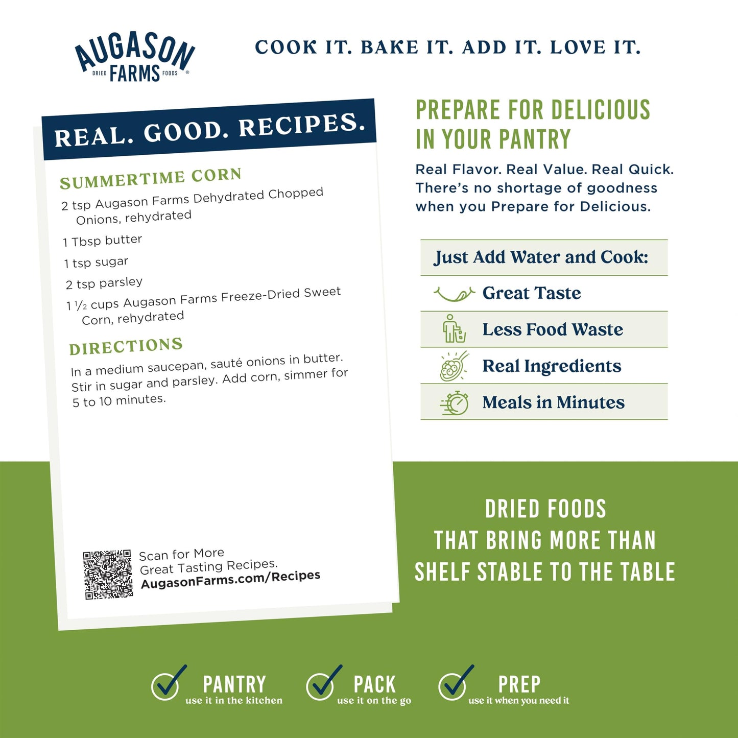 Augason Farms Freeze Dried Sweet Corn Can, Emergency Food Supply, Everyday Meals, 30 Servings