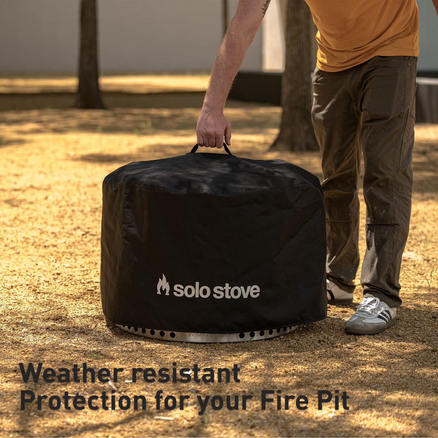 Solo Stove Yukon 2.0, 27 Inch Smokeless Fire Pit with Removable Ash Pan - Wood Burning Portable Stainless Steel Outdoor Fireplace, Stainless Steel, Ideal for 6 or More People, 38 lbs