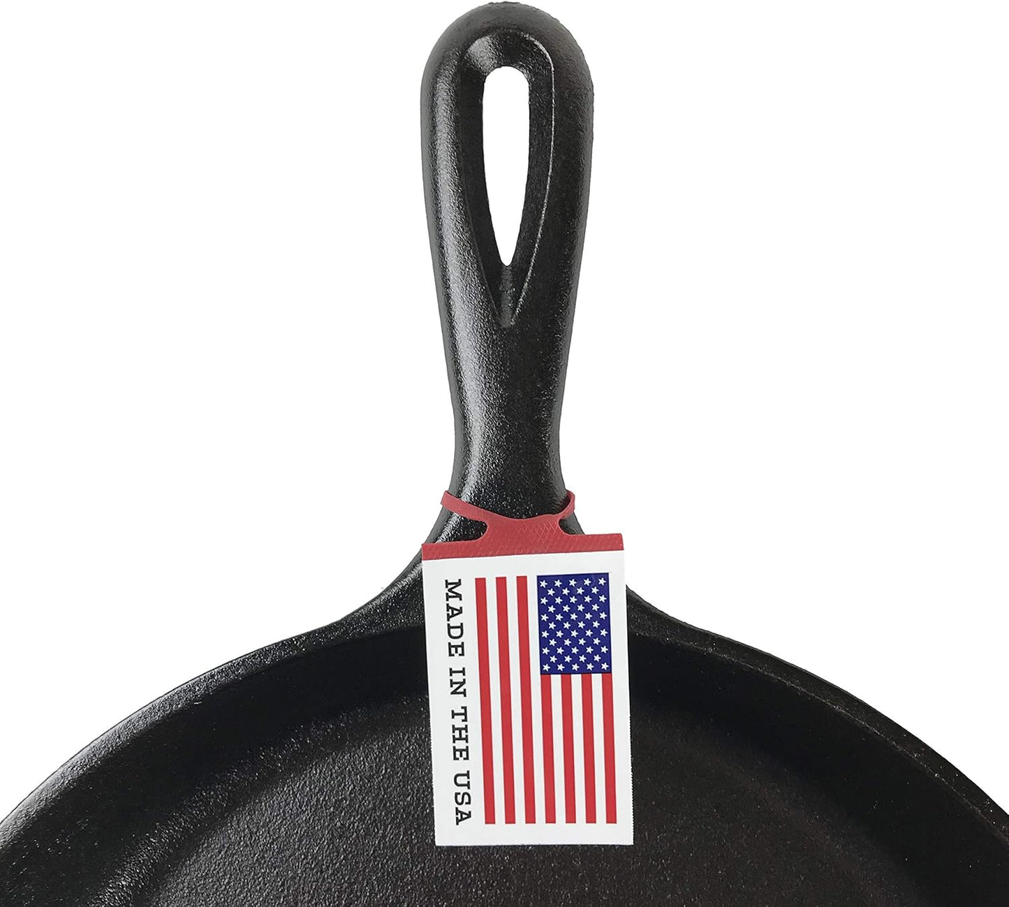 Lodge L9OG3 Cast Iron Round Griddle, Pre-Seasoned, 10.5-inch