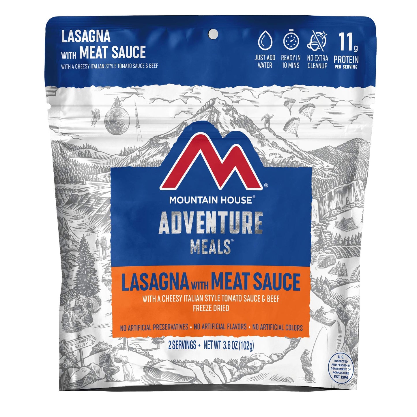 Mountain House Chili Mac with Beef | Freeze Dried Backpacking & Camping Food | 2-Servings