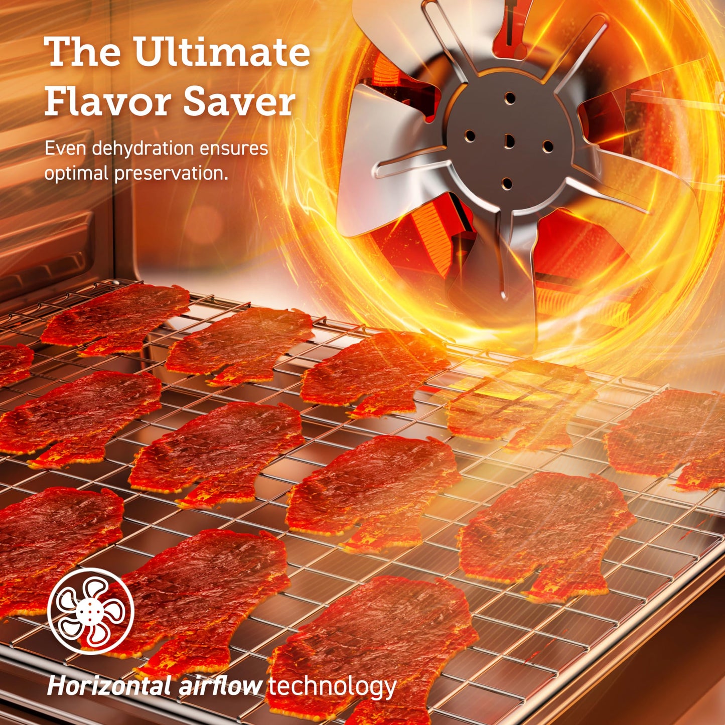 COSORI Food Dehydrator, Bigger Than 7 Trays With Large 6.5" Drying Space, 600W Power Saves More Time Than 480W, 165Β°F Dehydrated Dryer for Jerky, Dog Treats, Herbs, Meat, Fruit, and Yogurt, Silver