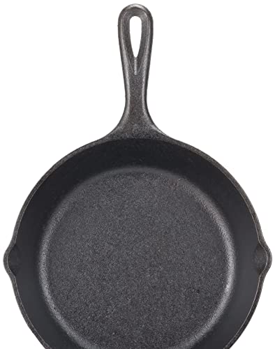 Lodge 10.25 Inch Cast Iron Pre-Seasoned Skillet – Signature Teardrop Handle - Use in the Oven, on the Stove, on the Grill, or Over a Campfire, Black