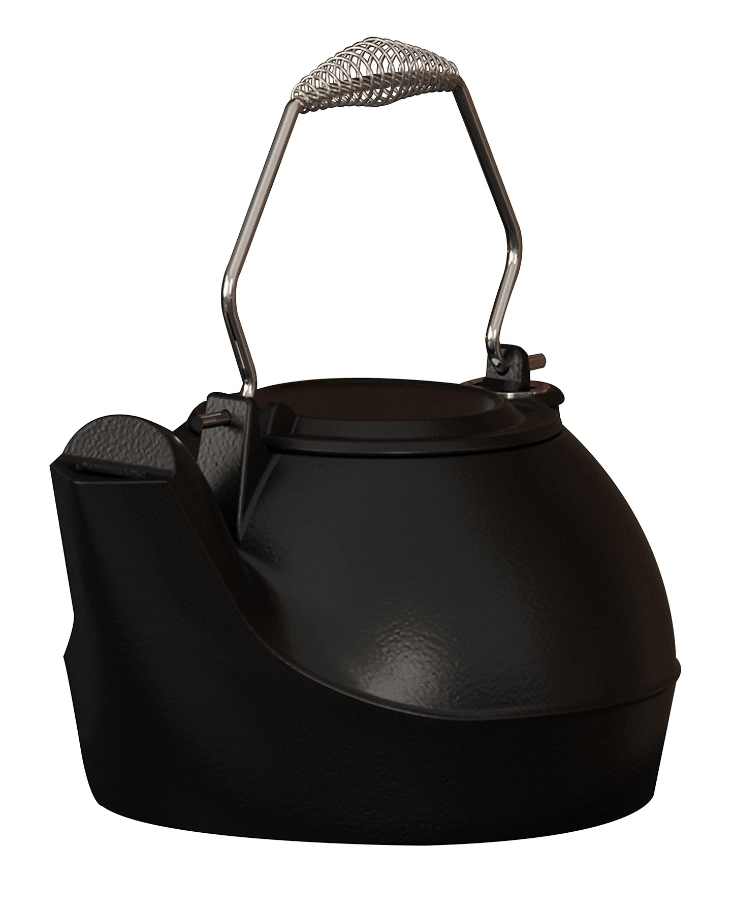 Fire Beauty Humidifying Iron Kettle，Stove Humidifier，Wood Stove Kettle，Cast Iron，Chrome handle