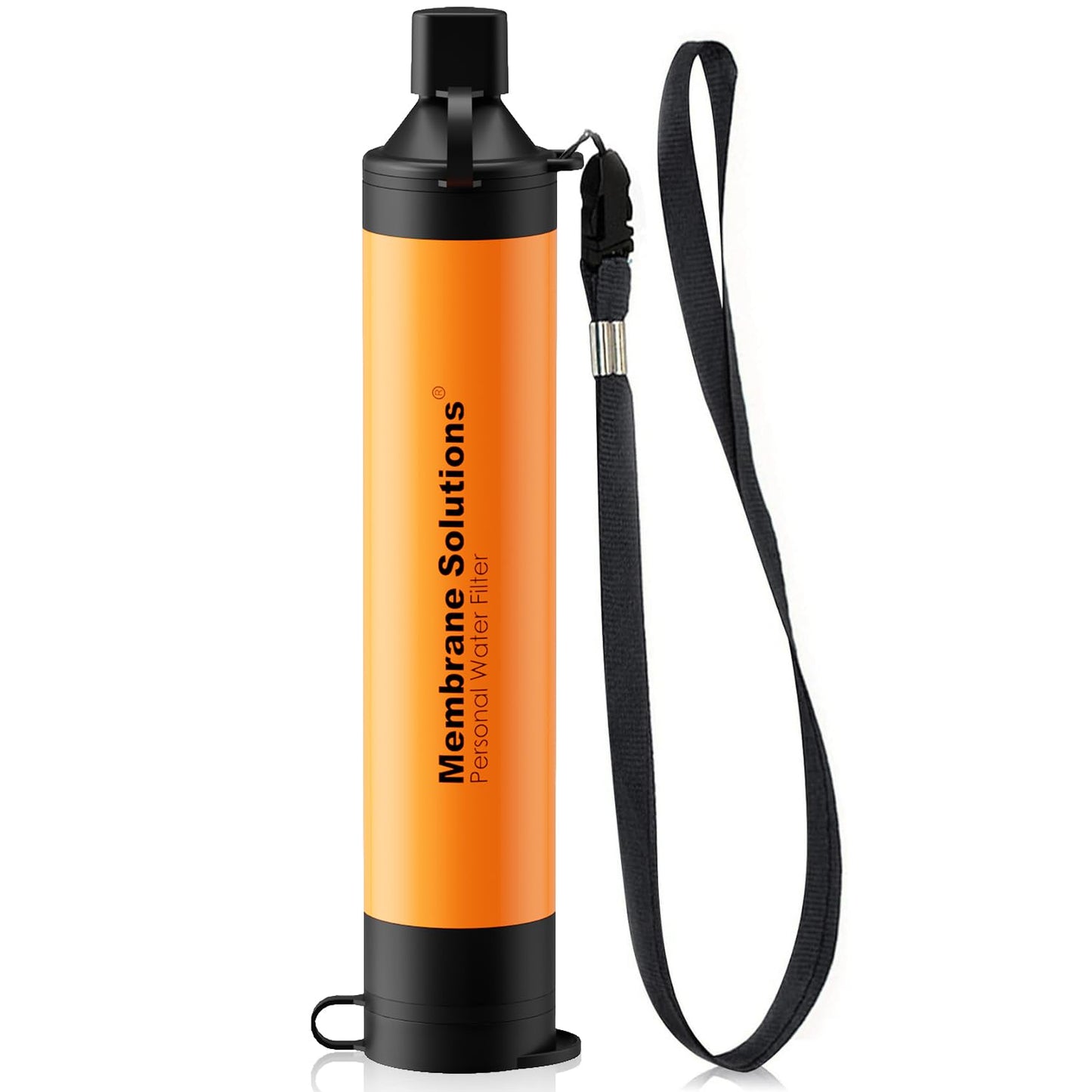 Membrane Solutions Straw Water Filter, Survival Filtration Portable Gear, Emergency Preparedness, Supply for Drinking Hiking Camping Travel Hunting Fishing Team Family Outing