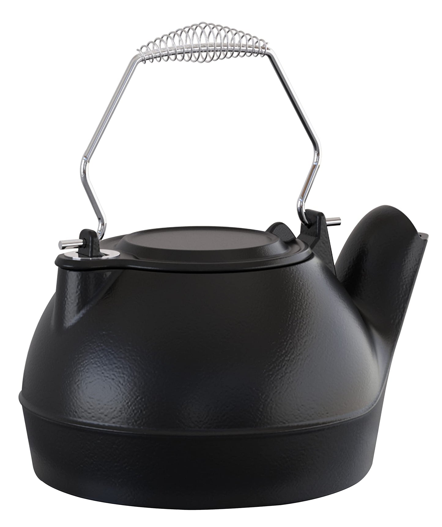 Fire Beauty Humidifying Iron Kettle，Stove Humidifier，Wood Stove Kettle，Cast Iron，Chrome handle