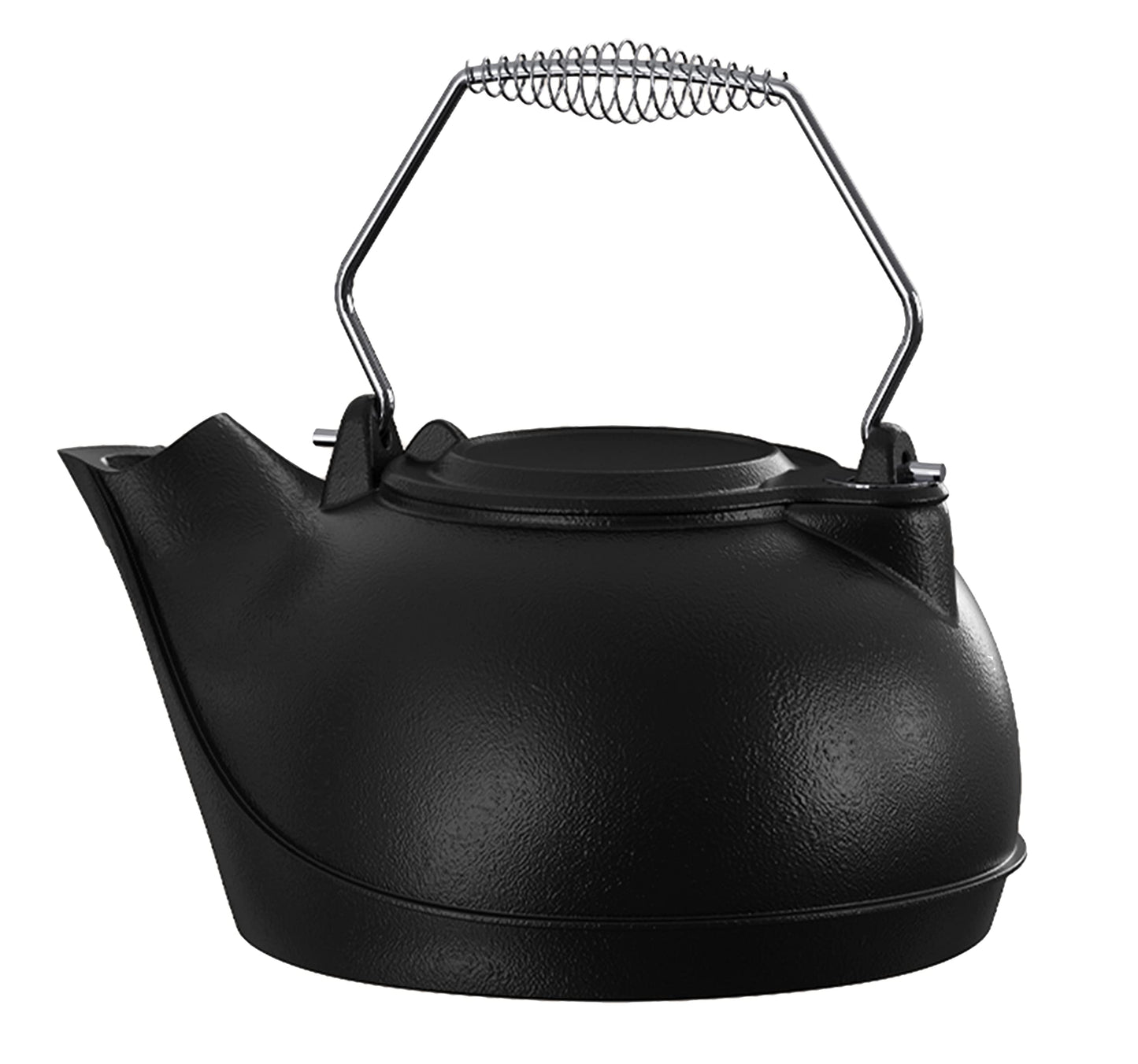 Fire Beauty Humidifying Iron Kettle，Stove Humidifier，Wood Stove Kettle，Cast Iron，Chrome handle