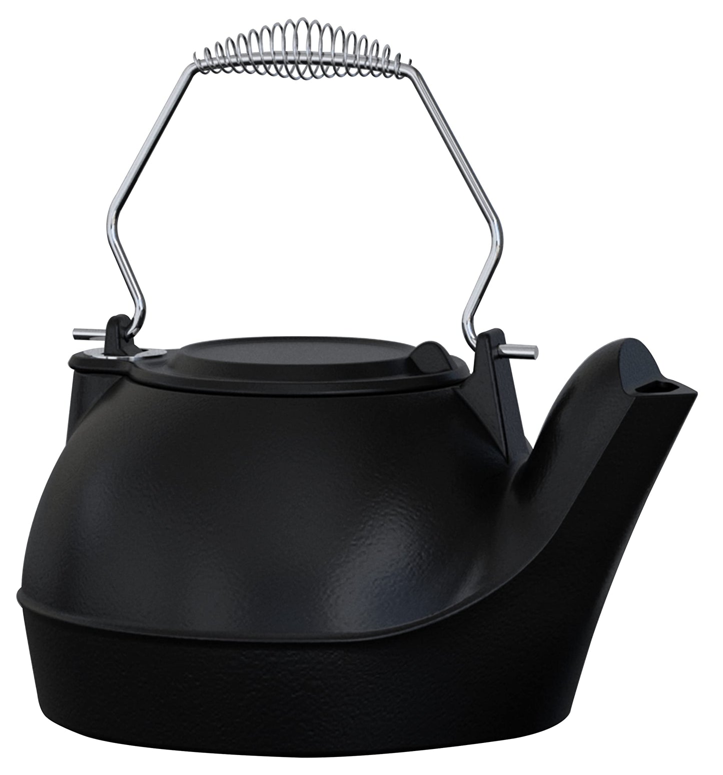 Fire Beauty Humidifying Iron Kettle，Stove Humidifier，Wood Stove Kettle，Cast Iron，Chrome handle