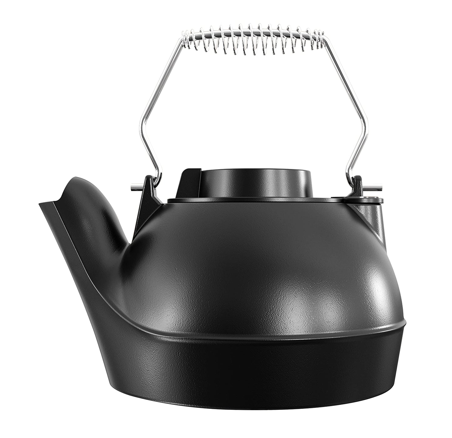 Fire Beauty Humidifying Iron Kettle，Stove Humidifier，Wood Stove Kettle，Cast Iron，Chrome handle