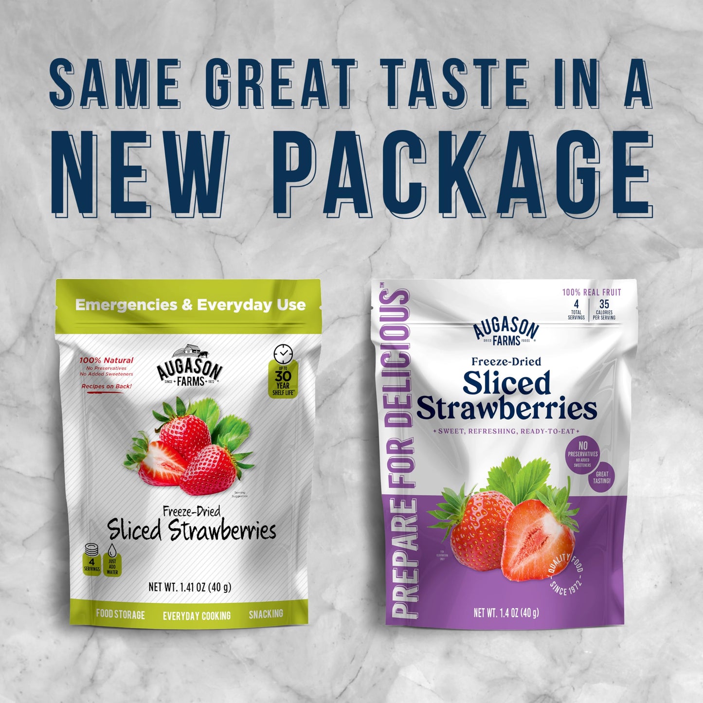 Augason Farms Freeze Dried Sliced Strawberries Can, Emergency Food Supply, Everyday Meals, 18 Servings