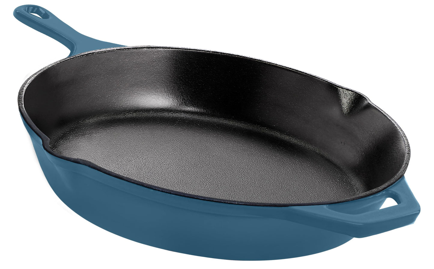 Utopia Kitchen Saute Fry Pan - Chefs Pan, Pre-Seasoned Cast Iron Skillet - Frying Pan 12 Inch - Safe Grill Cookware for Indoor & Outdoor Use - Cast Iron Pan (Black)