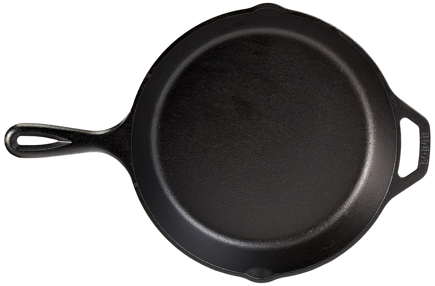 Lodge 10.25 Inch Cast Iron Pre-Seasoned Skillet – Signature Teardrop Handle - Use in the Oven, on the Stove, on the Grill, or Over a Campfire, Black